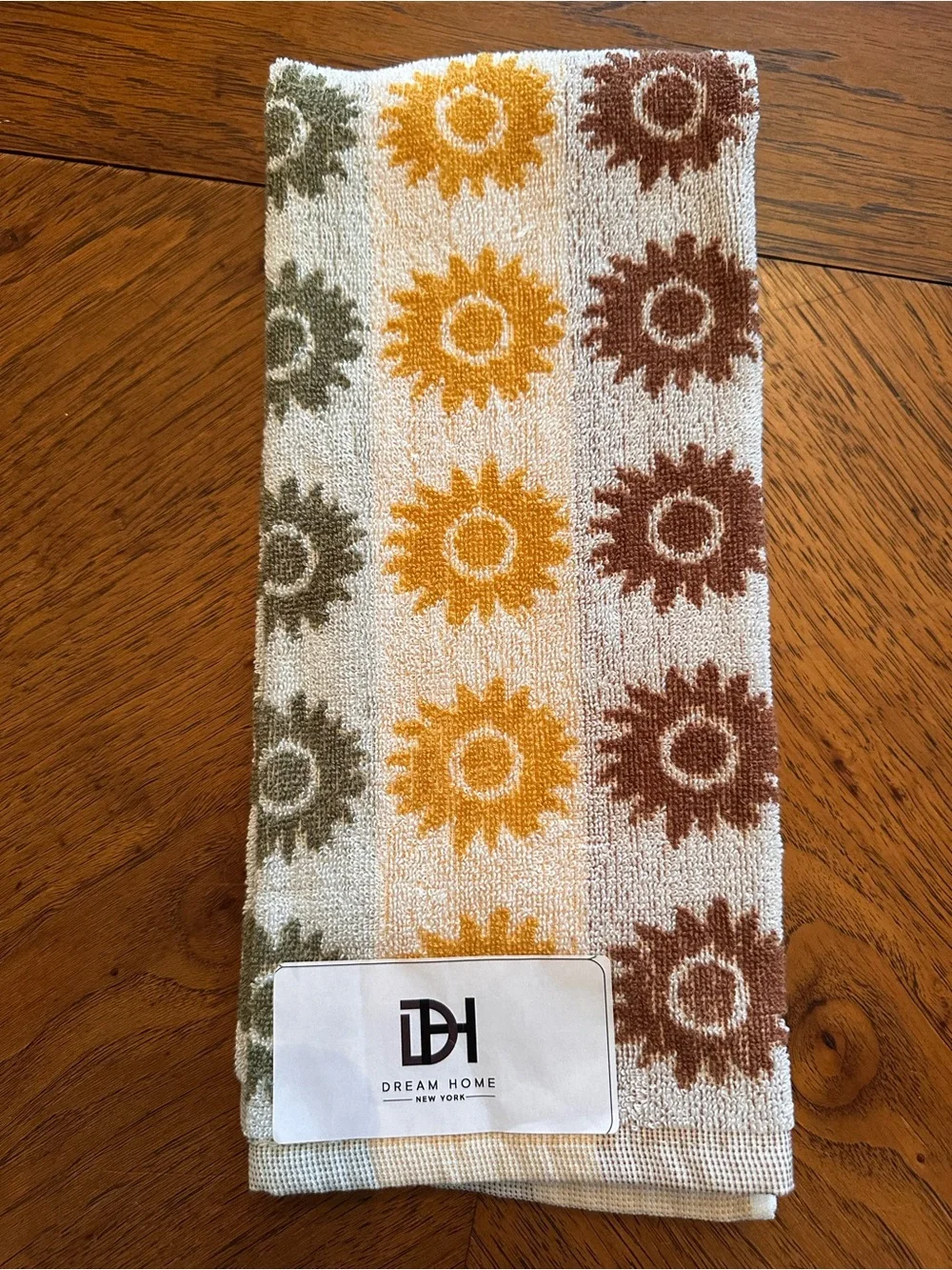 Fall Kitchen Towels Set of 2 Sunflowers Pumpkins Autumn